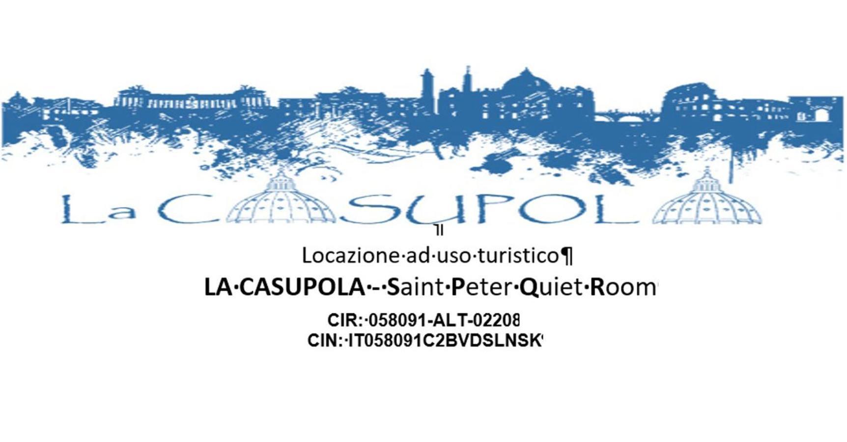 La Casupola Saint Peter'S Quiet Room Roma Exterior foto
